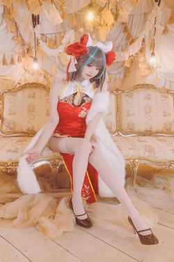 [福利COS] 千阳(ちよ) - 柴郡旗袍cos(9P)-COS