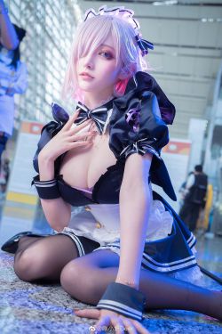 [福利COS] 啾小研 - 玛修女仆(11P)-COS