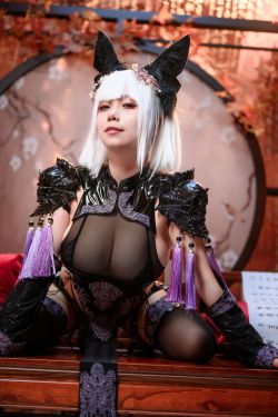 [福利COS] 末夜787 - 战斗猫娘(40P)-巨乳,COS