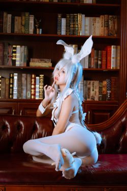 [福利COS] 阳光美少女萌芽儿o0 - 恶毒白兔(54P)-兔女郎,COS