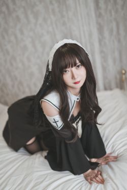 [福利COS] 51酱 - 修女(33P)-黑丝,COS