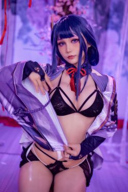 [福利COS] JOYCE - 原神 雷电将军(36P)-COS