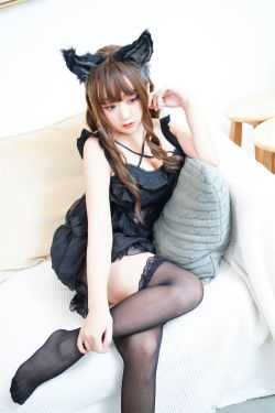 [福利COS] 动漫博主恩田直幸 - 黑色狼耳(45P)-COS