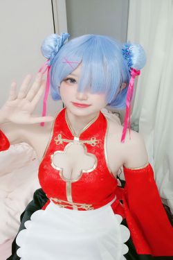 [福利COS] 千阳(ちよ) - 蕾姆旗袍(13P)-COS