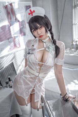 [福利COS] 啊日日_Ganlory - 未来白色护士(52P)-护士,COS