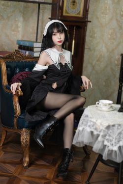 [福利COS] 许岚(叁月life) - 暗黑修女(40P)-黑丝,COS