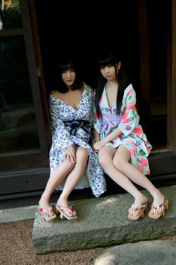 栗田恵美×今野杏南《温泉游》  [Bomb.TV] 2012年12月号(59P)-和服,外拍,清新,极品