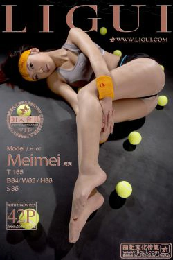 Model 美美《羽毛球美人丝足秀》上中下合集 [丽柜LiGui] 美腿玉足写真图片(106P)-拳击,运动装,丝足