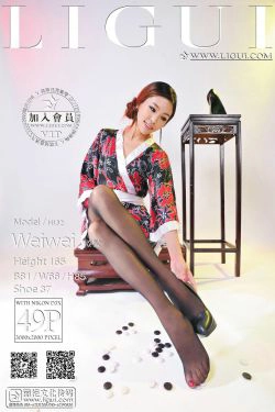 [丽柜LiGui] Model 微微《和服黑丝美足》美腿玉足写真图片(49P)-和服,黑丝,美脚
