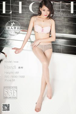 [丽柜LiGui] Model 曼蒂《浴室丝足魅惑》美腿玉足写真图片(53P)-豹纹,短发,妩媚,丝足